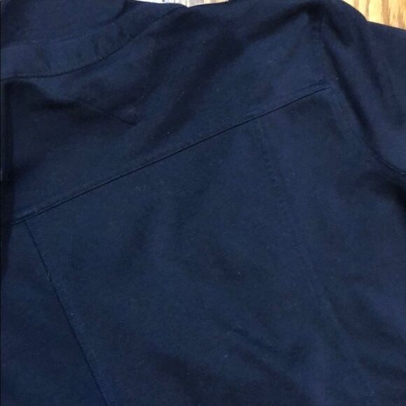 tommy Hilfiger Navy Moto Jacket Size M - Picture 6 of 8